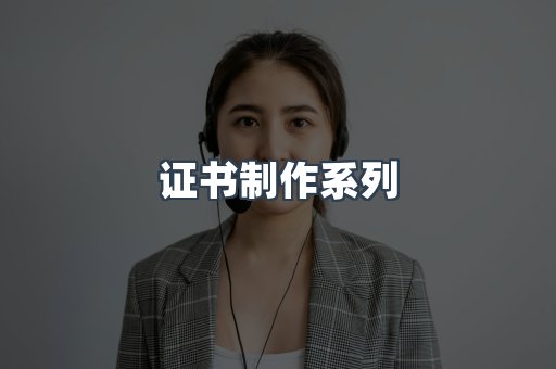 证书制作系列